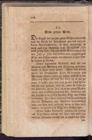 XL. Vom gelten Viehe