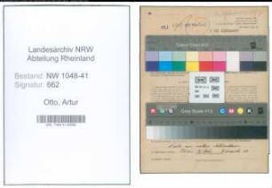 Entnazifizierung Artur Otto , geb. 27.01.1900 (Polizist)