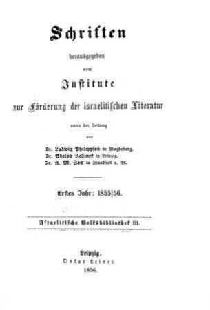 Jüdische Dichtungen der spanischen und italienischen Schule / von Abraham Geiger