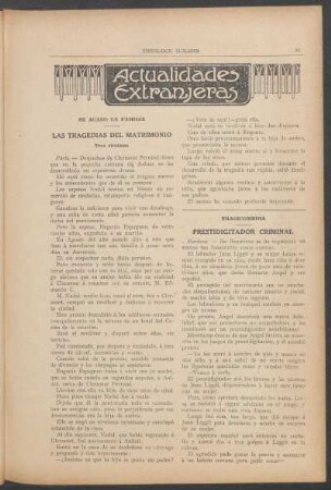 Actualidades extranjeras