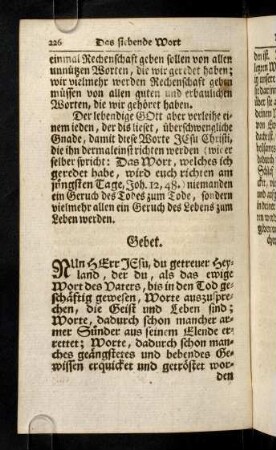226-227, Gebet
