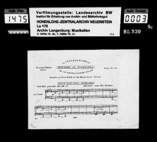 Vincenzo Bellini (1801-1835): Introduzione / nell´Opera La Straniera / del Sig.r Maestro Vincenzo Bellini / ridotta per Piano-Forte dal Sig.r Maestro Luigi Truzzi / ... Milano presso Gio. Ricordi