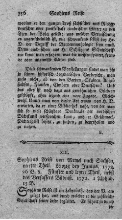 Sophiens Reise von Memel nach Sachsen. T.4.5.