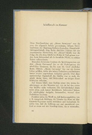 Schiffbruch im Eismeer