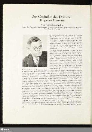 Zur Geschichte des Deutschen Hygiene-Museums