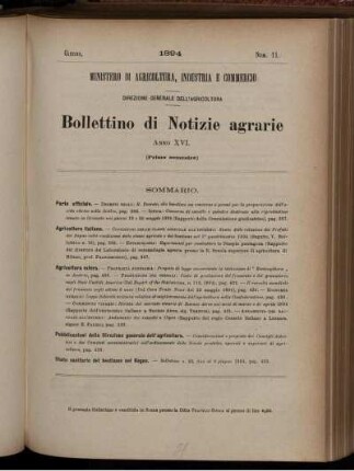 Giugno. Num. 11.