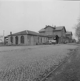 Limbach-Oberfrohna, Bahnhof Güterhalle, Empfangsgeb.