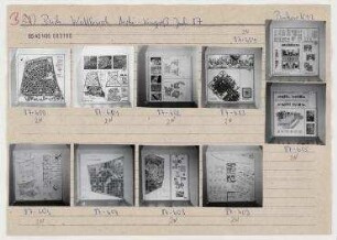 Pläne: Wettbewerb Buch (Architektenkongreß Juli 1987). Berlin, Pankow, OT Buch