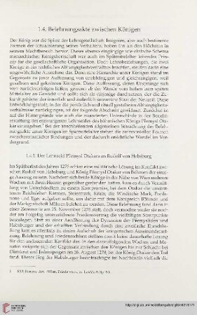 1.4.1. Der Lehnseid Přemysl Otokars an Rudolf von Habsburg