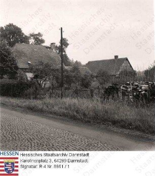 Groß-Gerau, Falltorhaus - Bild 1 bis 5: Außenansichten der Scheune