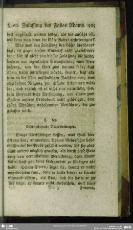 §. 60. Unbefriedigende Beantwortungen