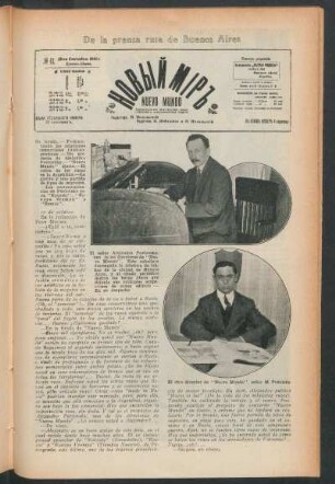 De la prensa rusa de Buenos Aires