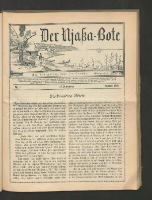 Nr. 1. Januar 1916.