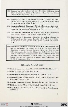 Römische Ausgrabungen (Nr. 1046-1190)