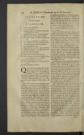 Titulus XXI. - XXXVIII.