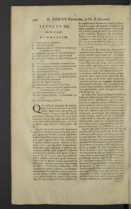 Titulus XXI. - XXXVIII.