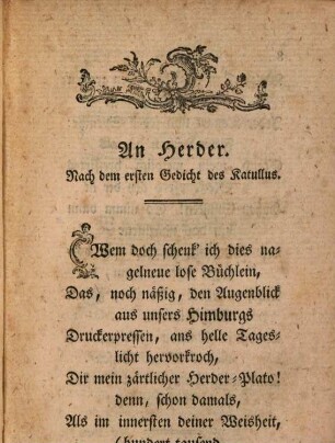 Katullische Gedichte