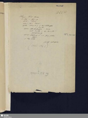 Nr. 12-20. Klemm, Gustav Friedrich