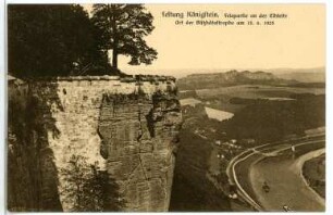 Königstein. Festung - Elbseite