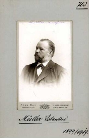 Müller, Valentin, Nationalliberale