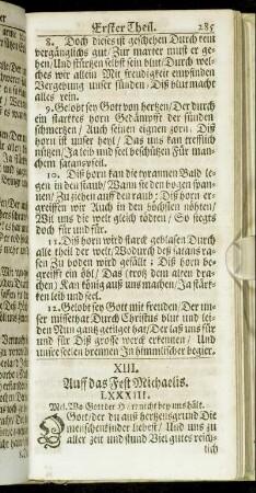 XIII. Auff das Fest Michaelis. LXXXIII. - LXXXIV.