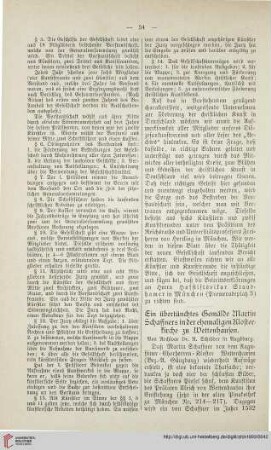 11: Ein übertünchtes Gemälde Martin Schaffners in der ehemaligen Klosterkirche zu Wettenhausen