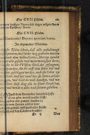 Der CVII. Psalm.