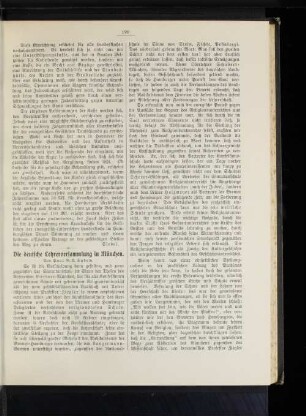 Die deutsche Lehrerversammlung in München