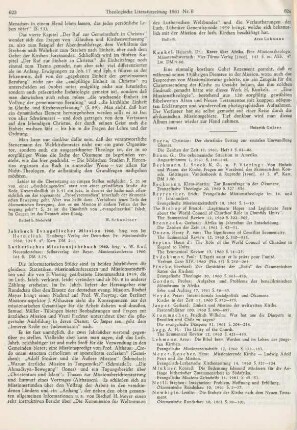 623-624 [Rezension] Jahrbuch evangelischer Mission 1960