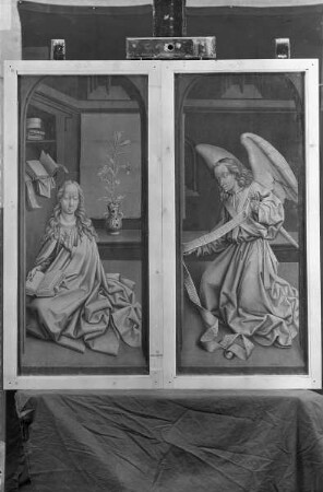 Der Middelburger Altar (Bladelin-Altar) — Verkündigung an Maria