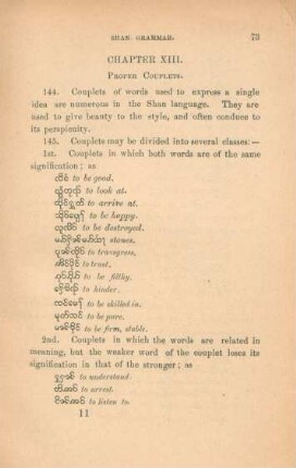 Chapter XIII. Proper couplets