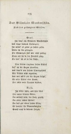 Das Blümlein Wunderschön.
