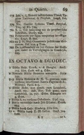 In Octavo & Duodec.
