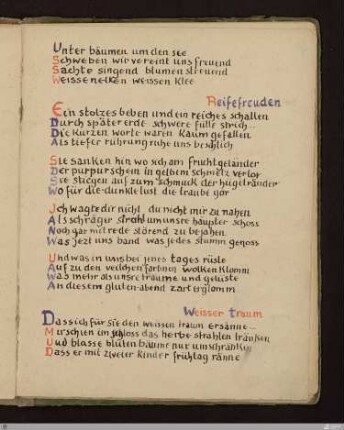 Weisser traum (Weisser gesang) : [SW IV, S. 62/139]