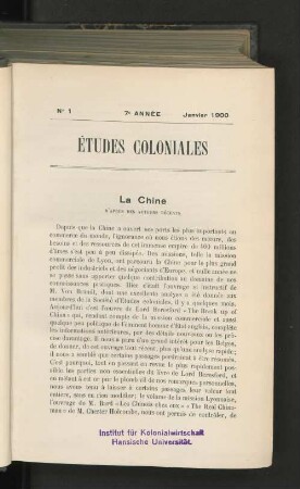 La Chine.