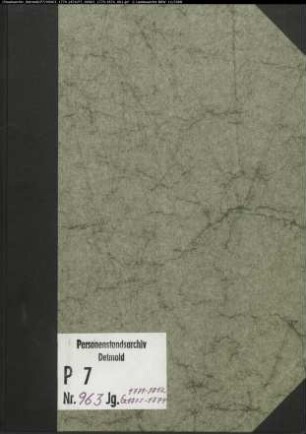 Kirchenbücher der katholischen Gemeinde St. Hippolytus in Horst, Stadt Gelsenkirchen (Fotokopien der Original-Kirchenbücher) (G 1779-1812, 1815-1874). (Gemeinde: Horst, Katholische Gemeinde St. Hippolytus)