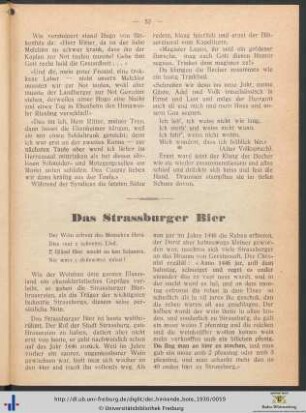 Das Strassburger Bier.