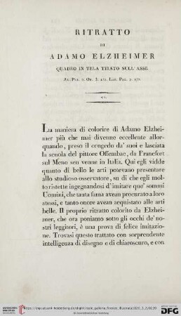 Ritratto di Adamo Elzheimer