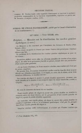 Journal de l'École Polytechnique.