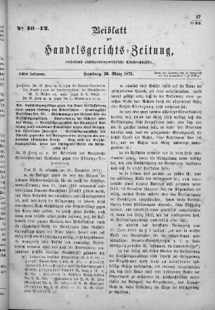 No. 10-12. 20. März 1875
