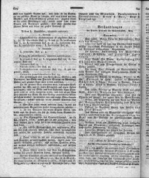 Verhandlungen der Pariser Academie der Wissenschaften. 1819.