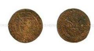 Niederländischer Historienpfennig auf Karl II. (französisch, lateinisch)