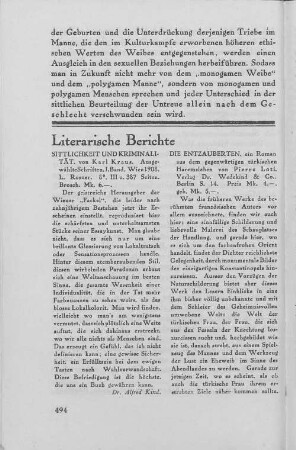 DIE ENTZAUBERTEN.