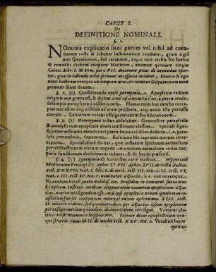 Caput I. - Caput XIV.