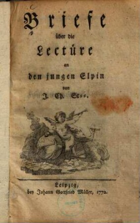 Briefe über die Lectüre an den jungen Elpin