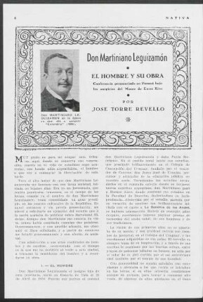 Don Martiniano Leguizamón - El hombre y su obra
