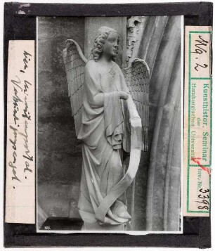 Wien: Minoritenkirche, Portal, Verkündigungsengel