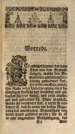 Nichts von ohngefähr, 4. Vierter und letzter Theil