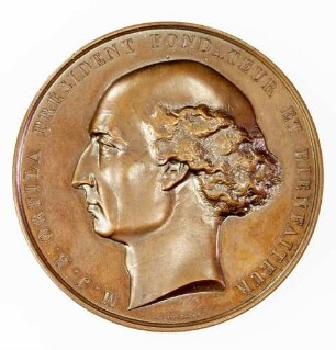Medaille auf den Toxikologen Mathieu Joseph Bonaventure Orfila