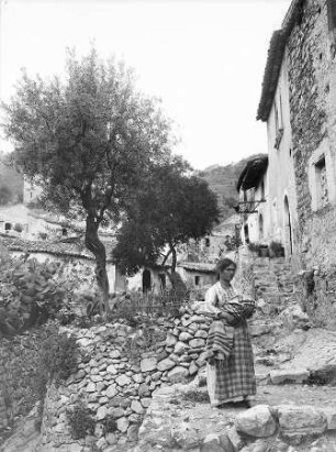 Gasse in Taormina auf Sizilien